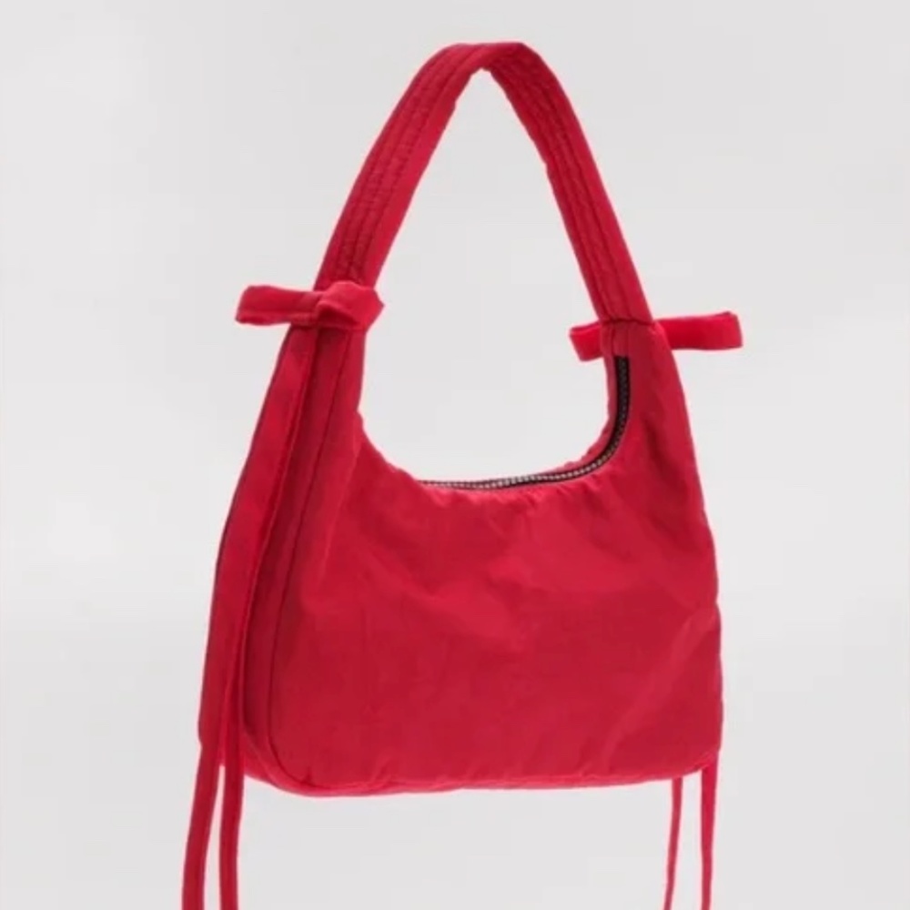 Sandy Liang x Baggu Mini Bow Bag, Candy Apple